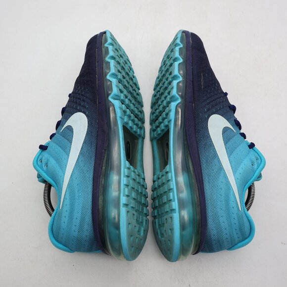 Nike Air Max 2017 Men's Size 10 Blue Black White Anthracite Sneakers 849559-404 - Picture 6 of 11